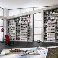 Anspruchsvolle Bibliotheken nach Maß in den verschiedensten Stilrichtungen, allen Maßen und top geplant - Einbauschränke bei Kieppe in Dachschräge