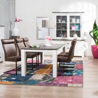 Modernes Ess - oder Speisezimmer mit Schwingstühlen