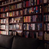 Bibliothek Classic Bücher Buch Nuss Holz Nussbaum Großzügig Riesig Mit Leiter Sofa Stehlampe Leselampe Wohnluxus Wohnen Trend Design Schlicht Klassisch Dunkel Dunkles Holz Erfurt Weimar Jena Arnstadt Ilmenau Coburg Gera Gotha Eisenach